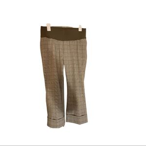 Liz Lange Maternity for Target Capri Pants Brown Size 4 New Without Tags